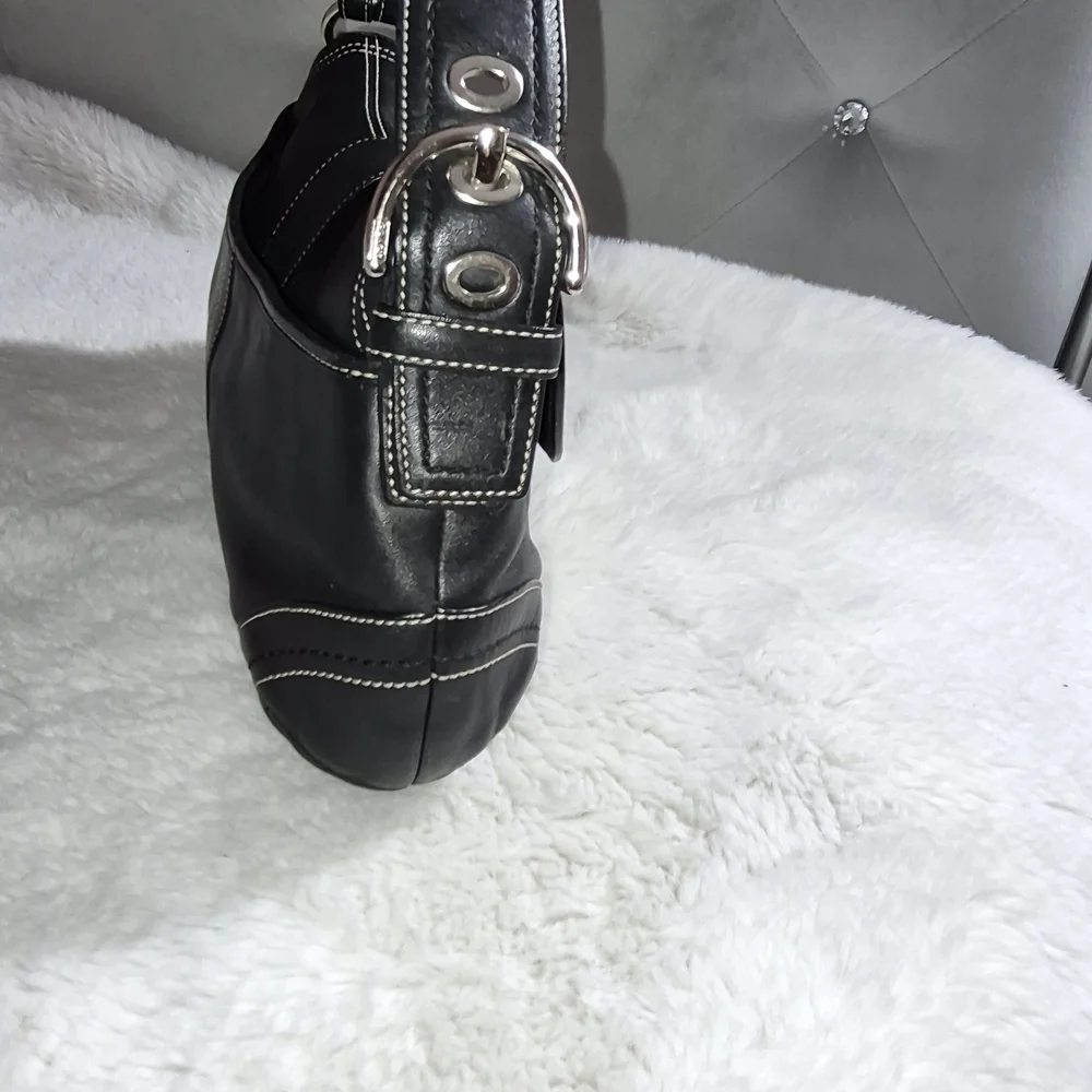 Coach Y2K Soho Black Leather Shoulder Bag - Picture 3 of 13